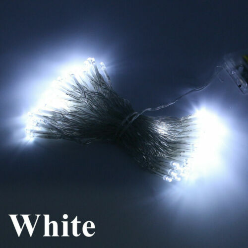 UK Fairy String Lights 10-100 LED Clear Cable Christmas Wedding Indoor /& Outdoor