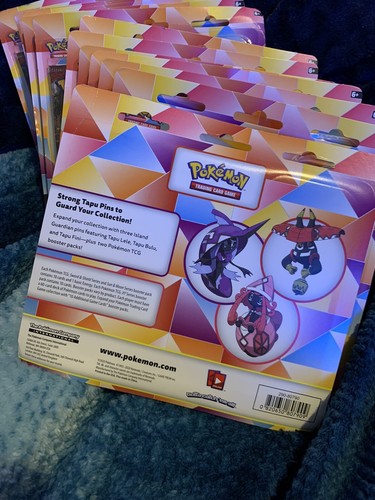 Pokemon Sun /& Moon Crimson Invasion And XY Evolutions 3 Pin Booster Packs NEW