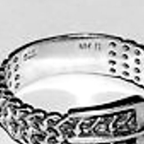 New Avon Sterling Silver Mesh Buckle Ring OR Matching Earrings