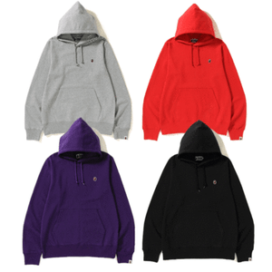 ONLINE EXCLUSIVE A BATHING APE Men/'s ONE POINT PULLOVER HOODIE 4color New S-3XL