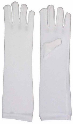 Nylon Gloves Princess Fancy Dress Up Halloween Child Costume Accessory 2 COLORS