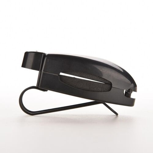 Eyeglass Holder Black Clip ON 1Pc Car Vehicle Sun Visor Clip Sunglasses 