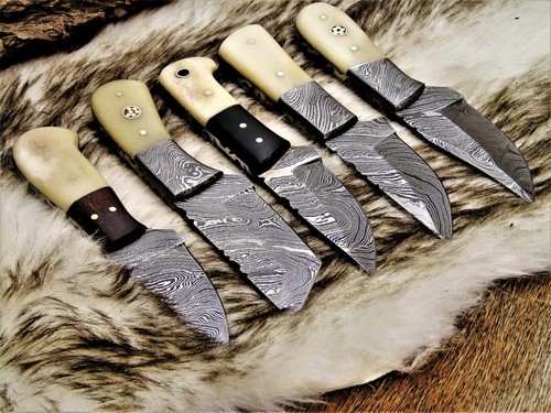 Cuchillo damascos pieles cuchillo Damsons-suenan 5 unidades Dam 63