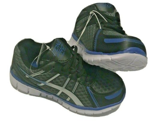 Zone Pro Boys Shoes Gray and Blue Lace Up Sneakers 