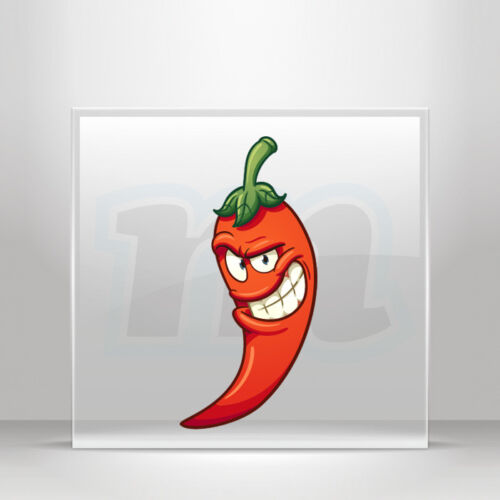 DECALS Décalcomanie Pepper Red Hot Chili épicé souriant véhicule A19 3W872