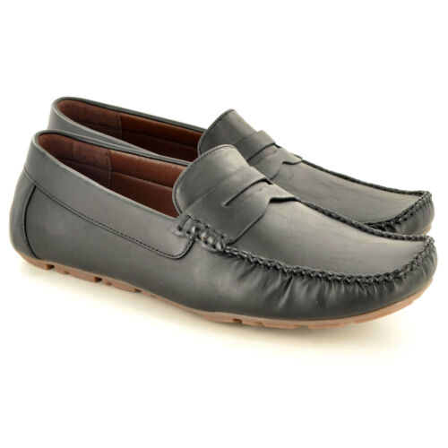 Men's Leather lined Casual Loafers Moccasins Slip on Driving Shoes UK Sizes 6-11 