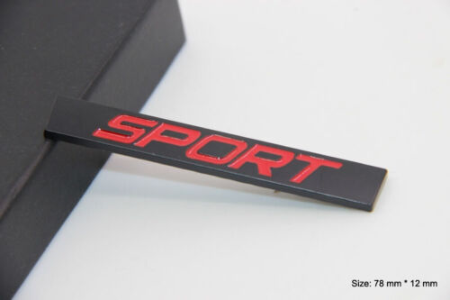 B295 Sport schwarz rot Emblem Badge auto aufkleber 3D car Sticker metall neu