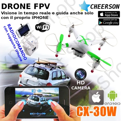 Radio Control Control Line Drone Originale Cheerson Cx 30 Fpv Radiocomando Video Tempo Reale Guida Iphone O Thundercanyonbrewery