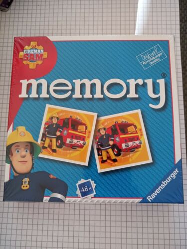 Ravensburger Memory Fireman Sam 48 Bildkarten NEU & OVP Kinder Spiel 