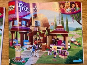 LEGO FRIENDS: Heartlake Riding Club (41126) with box, instructions and girls