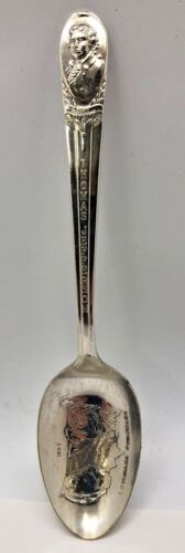 Details about  / Vintage Thomas Jefferson 1803 Louisiana Purchase Rogers Co.Souvenir  Spoon