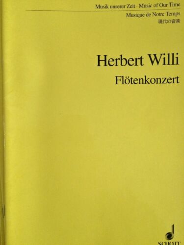 Flötenkonzert Musik unserer Zeit Herbert Willi