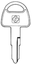 SUZUKI Motorbike Keyblank SZ5 Key Blank-Motorcycle-FREE POST