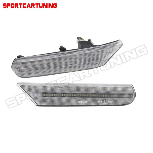 LED Side Marker Signal Light Clear For 98-04 Porsche Boxster 986 Carrera 911 996 