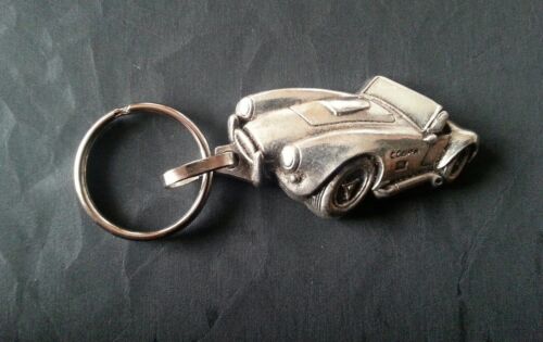 Mass Vehicle 46x24mm Cobra Keychain Keyring Silver Relief 
