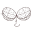 Iron Rustic Wire Ball Frame Succulent Pot Hanging Decoration