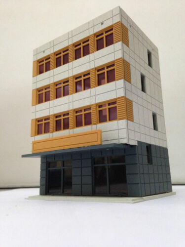 Outland Models Modelleisenbahn farbige moderne Gebäude 4-stöckigen Büro Spur N 