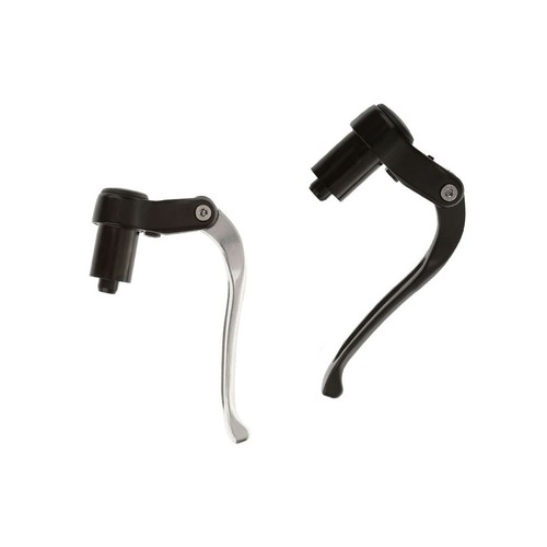 Cycling Fixed Gear Bike Bicycle TT Triathlon Bar End Brake Lever Black