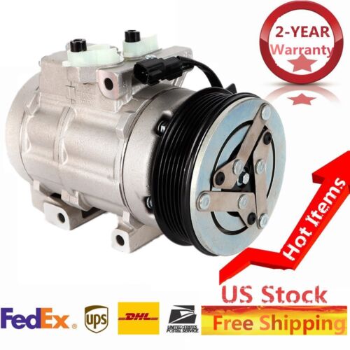 4.2 4.6 5.4L A//C Air Compressor with Clutch Fit For Ford CO 10905C 7C3Z19703AA