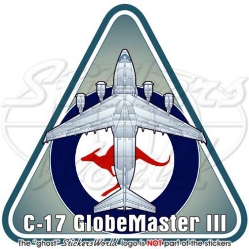 Boeing C-17 GLOBEMASTER III RAAF Aeronautica Militare AUSTRALIA Adesivi Sticker 