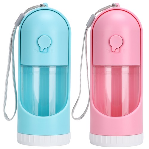 Mascota Perro Gato Portátil Plegable Copa telescópica Botella de Agua Dispensador suministros caliente