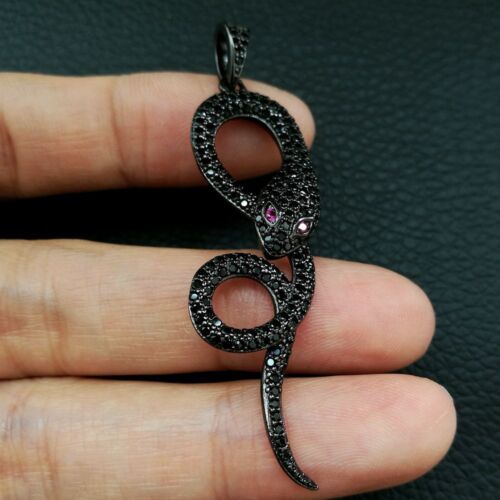 1pc  gold plated Cz micro Snake  Charm  Pendant  DIY Jewelry Findings