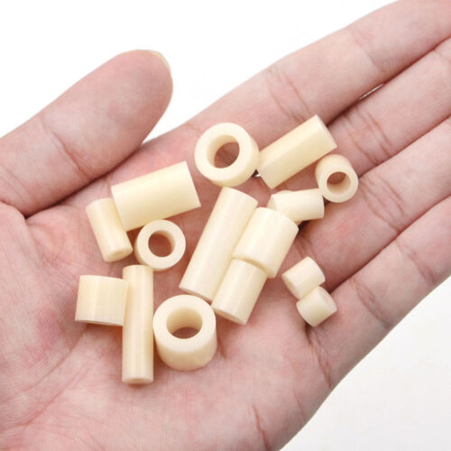 Nylon Spacer Washer Round Standoff Plastic For Screw Not-Threaded M3 M4 M5 M6 M8 