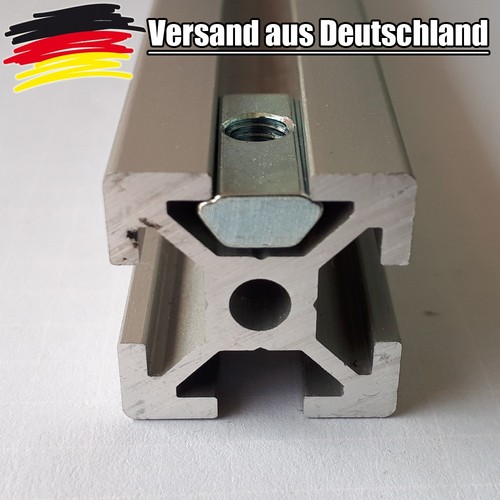10 Nutensteine Nut 6 mit Federkugel für nachträglichen Montage M5 Schraube L0209