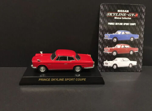 1//64 Kyosho NISSAN PRINCE SKYLINE SPORT COUPE RED diecast car model