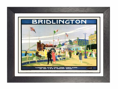 Bridlington 3 Travel Holiday Beautiful View Poster Holderness Yorkshire Advert
