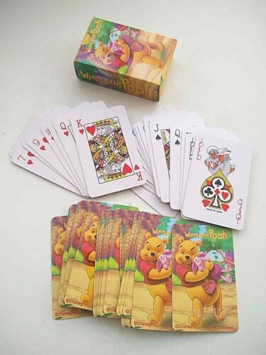 Winnie The Pooh Miniature Playing Cards Ideal Party Bag Stocking Filler 6x10x20x