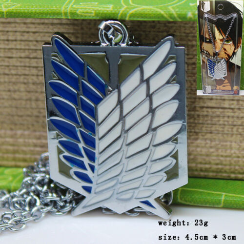 Attack on Titan necklace fashion Metal Pendant Necklace