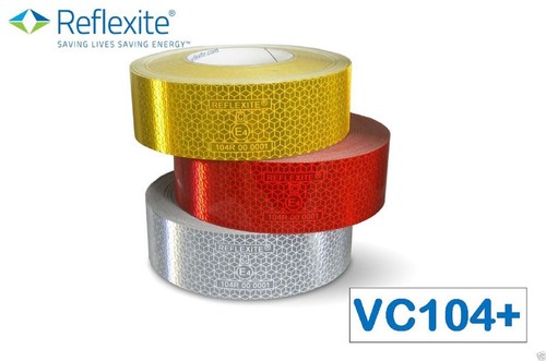 CHOOSE COLOUR//LENGTH VC104 REFLECTIVE MARKER TAPE RIGID GRADE PRISMATIC VINYL