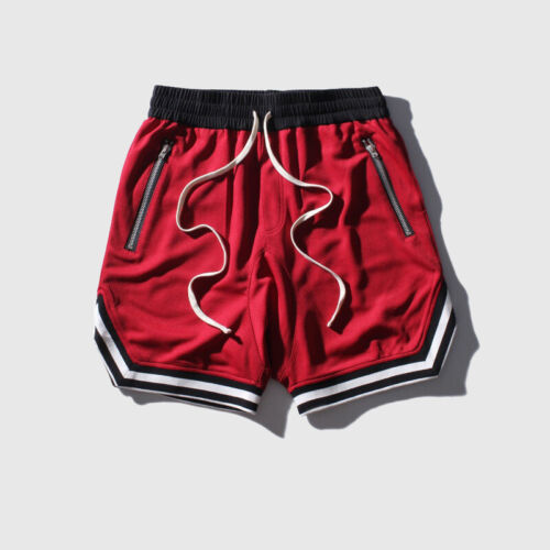 Men/'s Casual Hip Hop Basketball Sport Fitness Loose Fit Lace-Up Shorts Bottoms