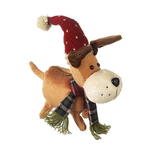 Christmas Musical Walking Dog Plays Jingle Bells Christmas Decoration 