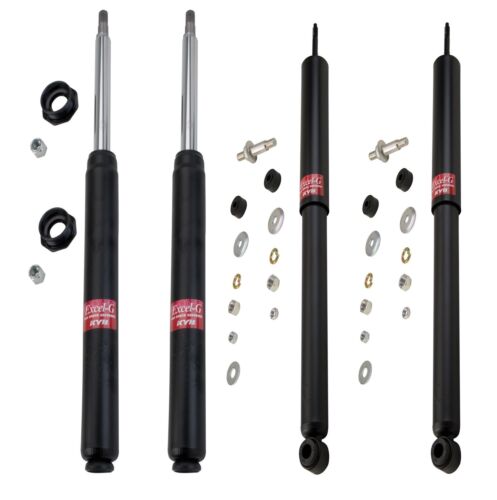 KYB Front and Rear Suspension Strut and Shock Absorber Assembly Kit