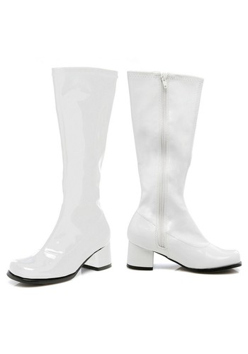 LADIES WOMENS FANCY DRESS PARTY GO GO BOOTS 60s 70s RETRO SIZE 3 4 5 6 7 8