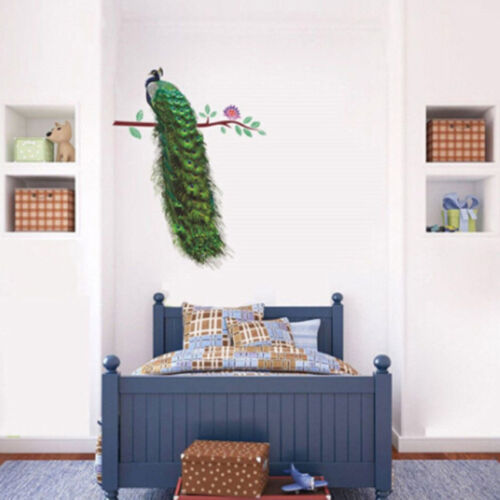 Wall Decals Peacock Pattern Removable Wall Stickers Removable Home Supplies AL