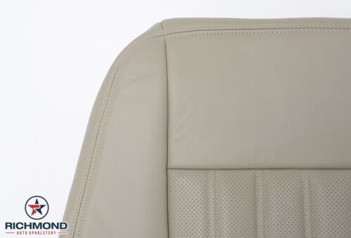 Driver Lean Back PERFORATED Leather Seat Cover Tan 2003 Lincoln Aviator Luxury