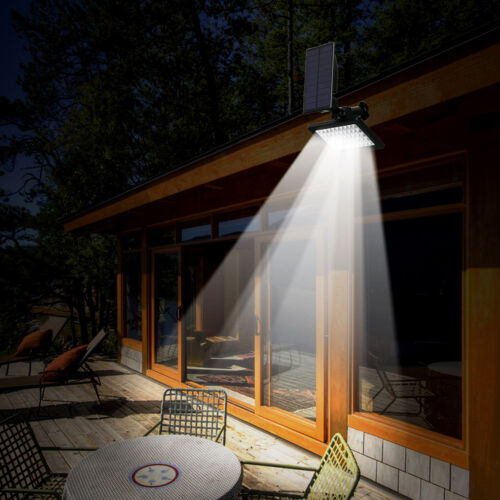 2Pack 50LED Outdoor Waterproof Solar Power Garden Lamp Spotlight Lawn Landscape 