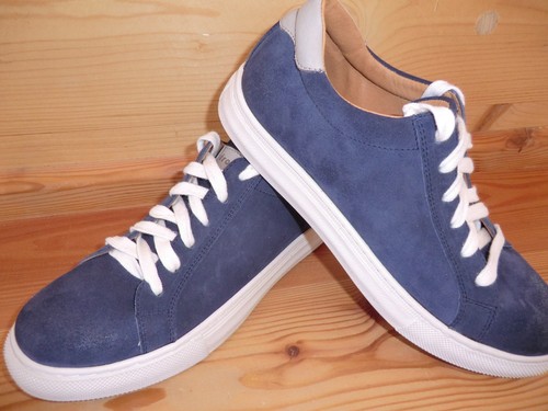 Froddo Halbschuhe G4130052 blau weiß echtes Leder weich