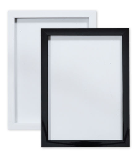 Details about  &nbsp;BLACK / WHITE GLOSS Picture frame photo frame poster frames A4, A3, 8&#034; x 8&#034;