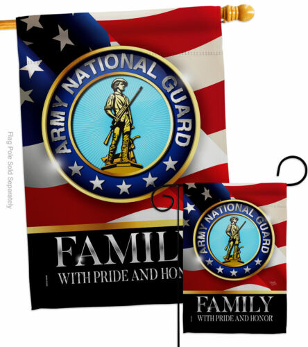 Details about  / US Army National Guard Family Honor Garden Flag Armed Forces Yard House Banner