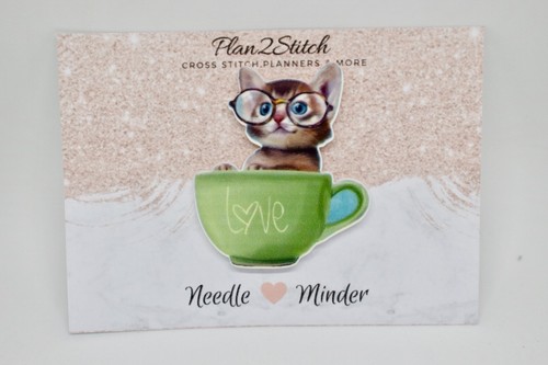 NERD CAT needleminder//magnete per Cross Stitch//ricamo