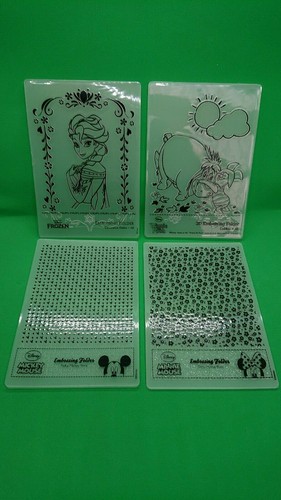 Disney Embossing Folders x 4