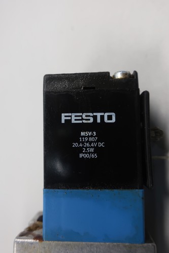 Festo MVH-5-1//8-B-VI 114900 Solenoid Valve 20.4-26.4v-dc 1//8in Npt