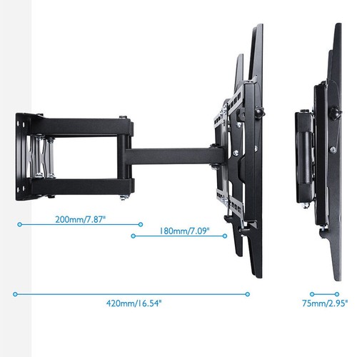 Flat TV Wall Mount Corner VESA Bracket For 32 46 50 55 60 65inch LED LCD Screen