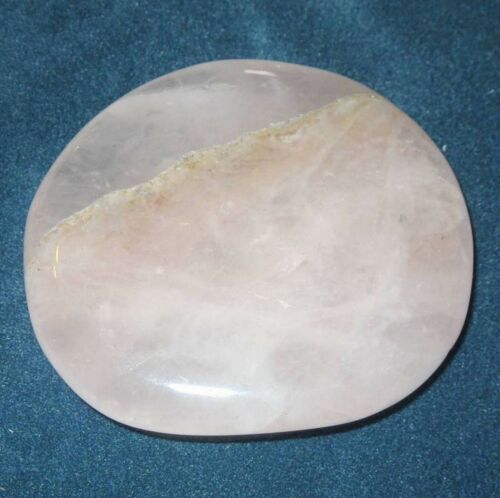size & price ᴿ C9 Clear & rose quartz flat fidget/worry rock Select stone 