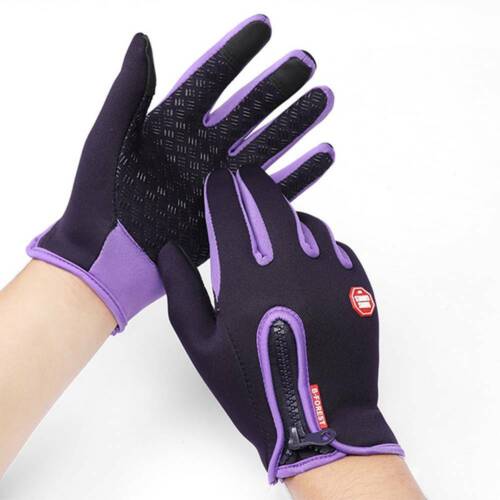 Sports Cycling Gloves Bike Bicycle Full Finger Shockproof Winter Gloves Unisex 