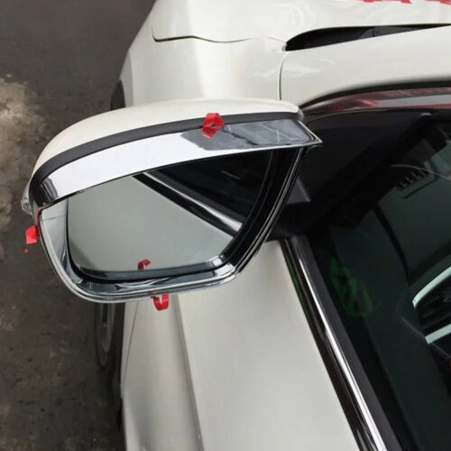 Side Rearview Mirror Rain Visor Eyebrows Cover Trim For Nissan Murano 2015-2018